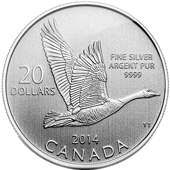 2014 $20 1/4oz Silver Coin Series - GOOSE